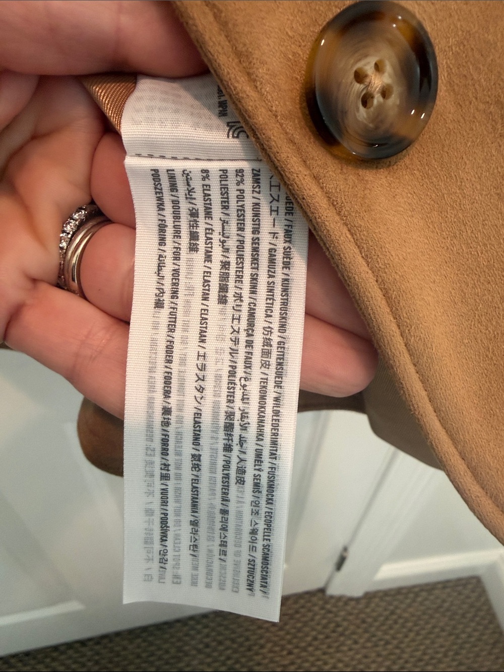 Abercrombie & Fitch Women's Vegan Suede Jacket - Picture 3 of 8